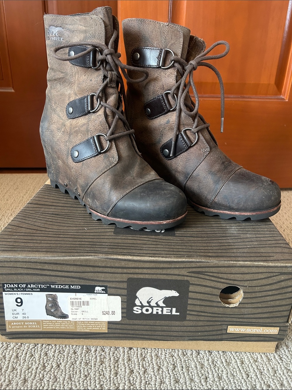 Sorel Lace Up Wedge